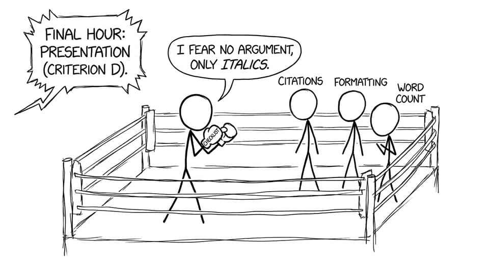 Citations boxing ring comic