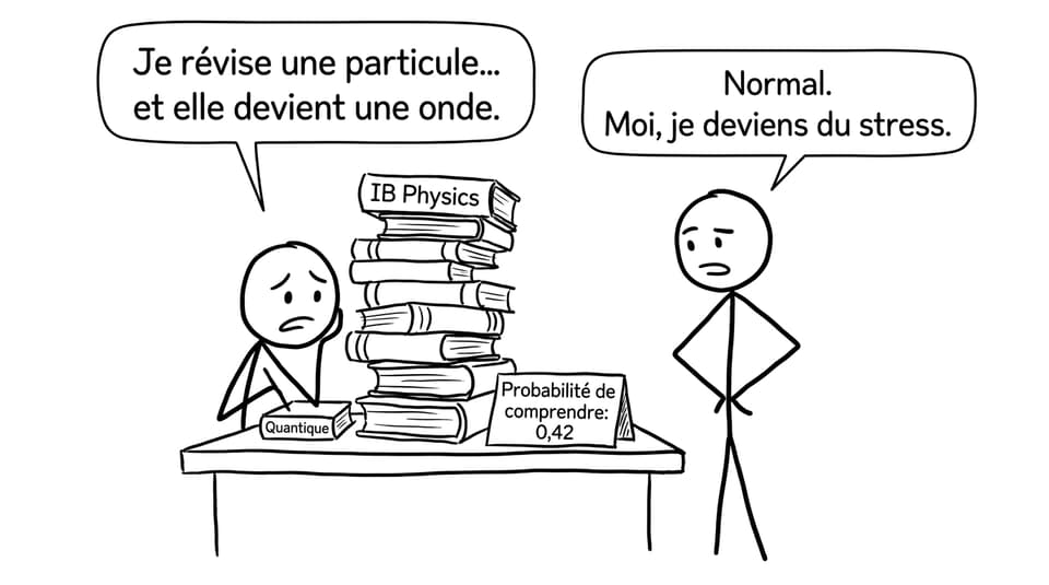 Réviser le quantique en IB Physics, version vraie vie