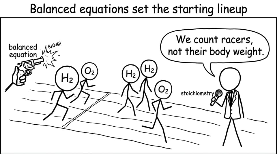 Balanced equations set the starting lineup