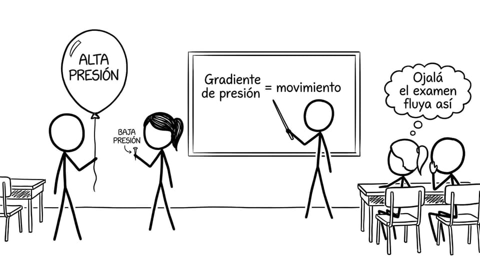 Comic break: gradiente de presión
