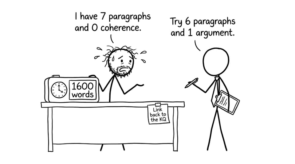 TOK coherence comic: fewer paragraphs, more argument