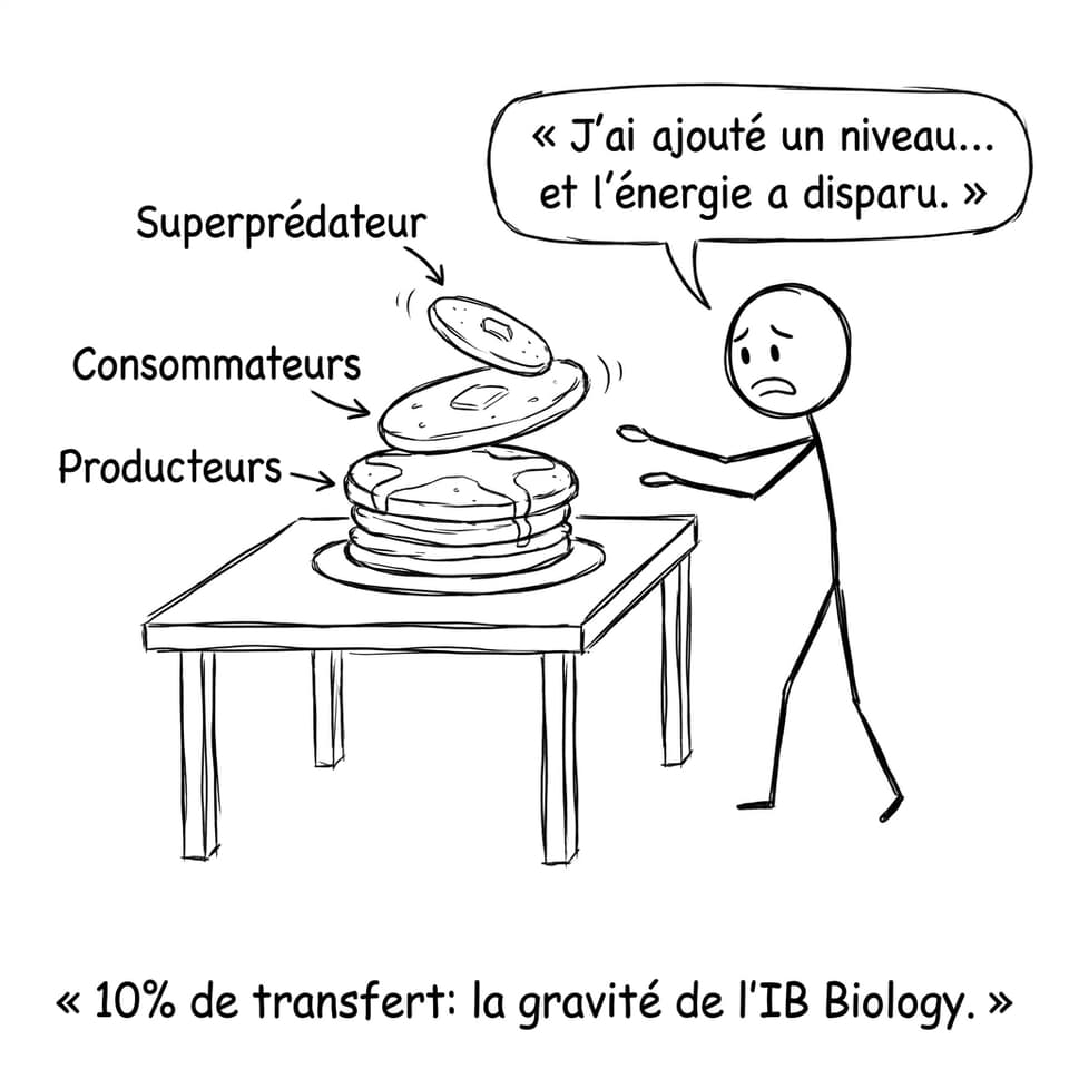 Pyramide trophique en pancakes -- humour révision
