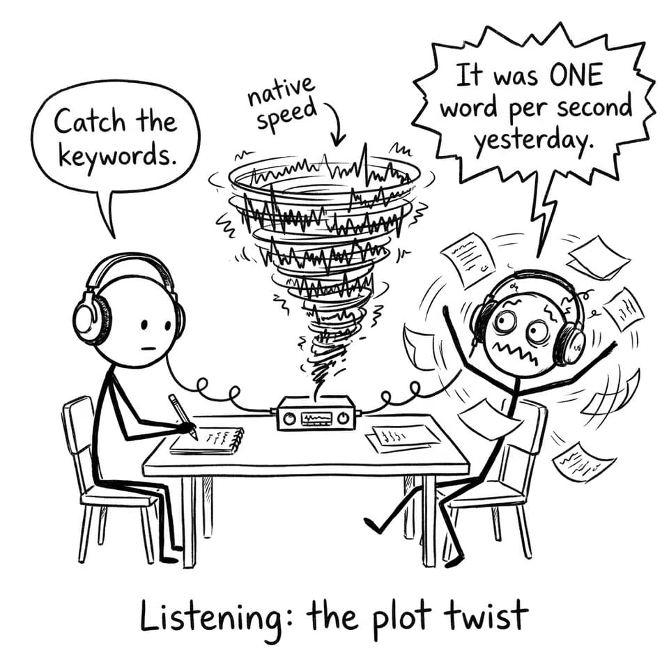 Listening plot twist comic