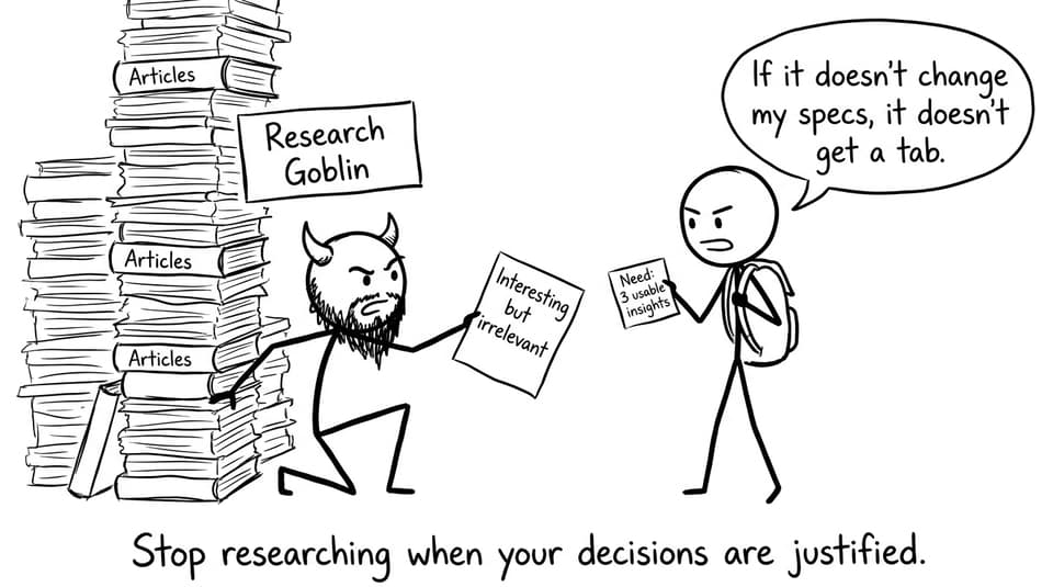 A student refusing endless research tabs
