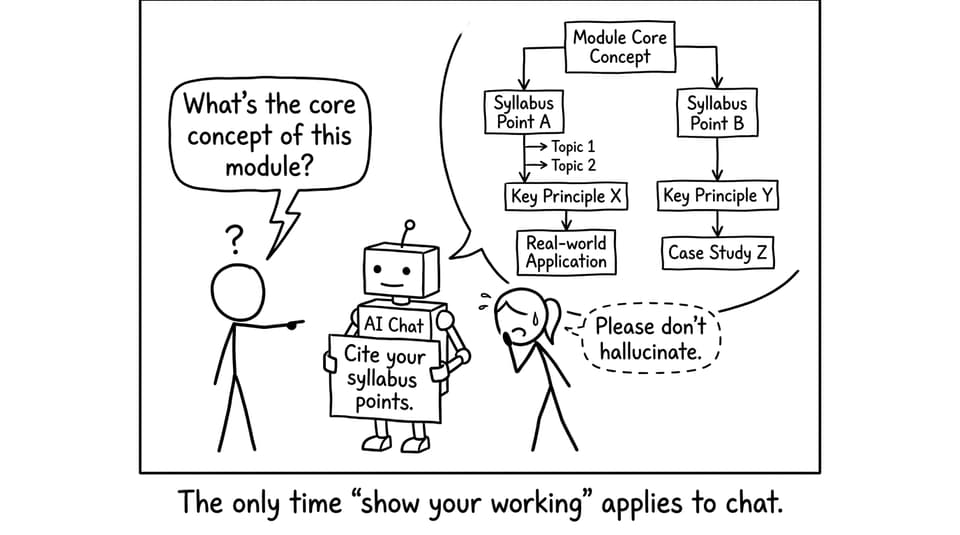 Show your working... for chat