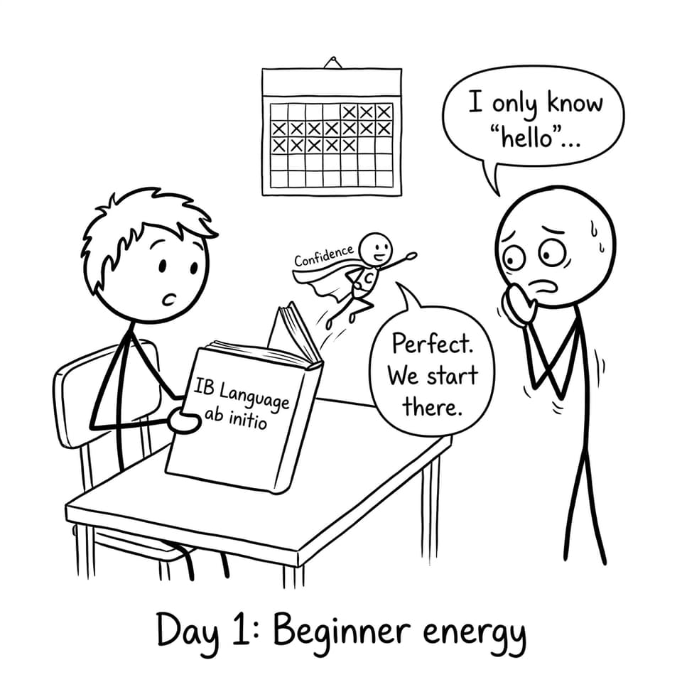 Day 1 beginner energy comic