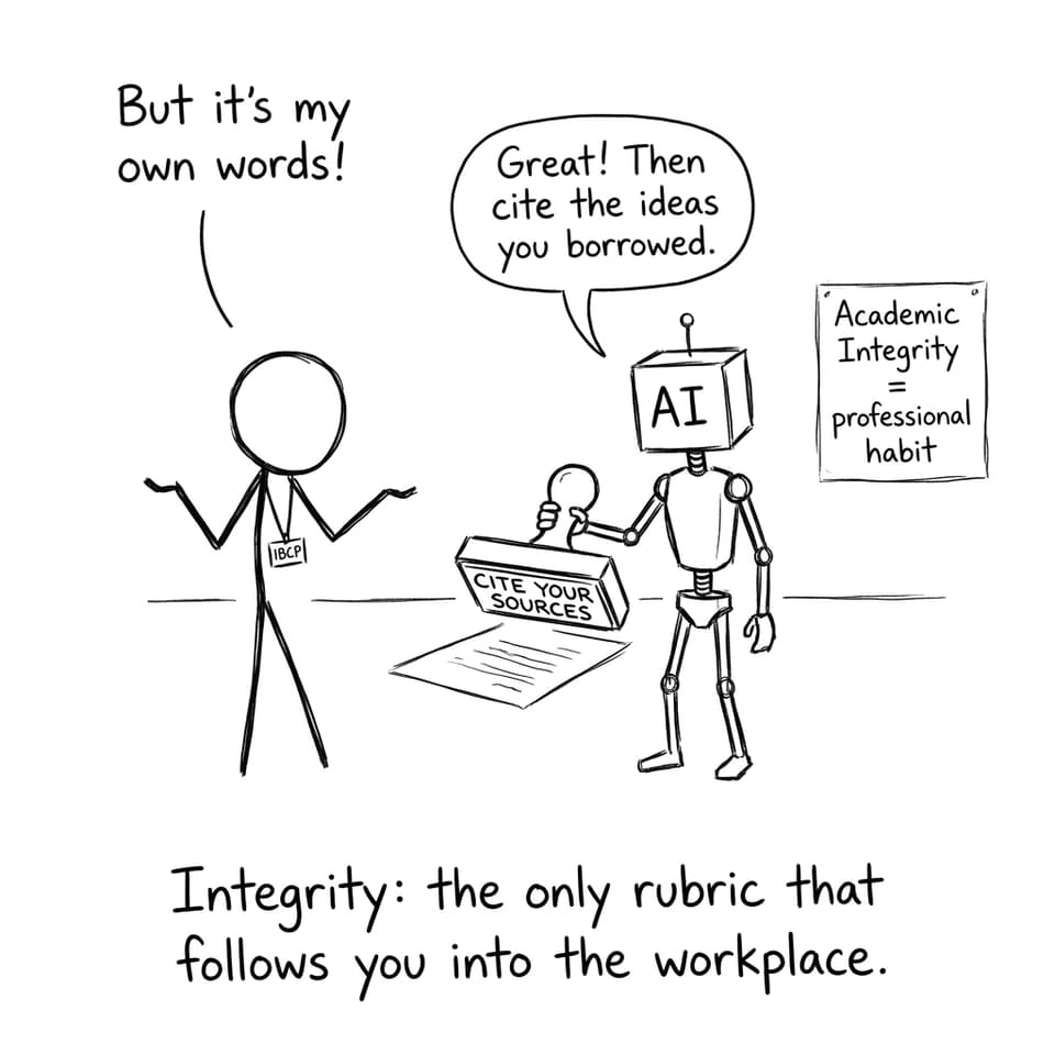 Academic integrity comic