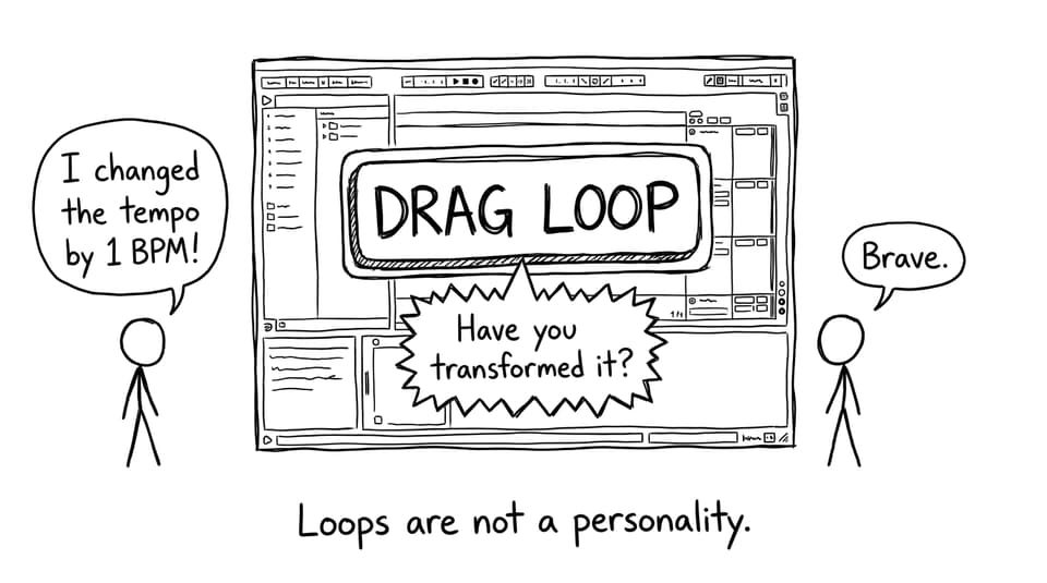 DAW loop warning comic
