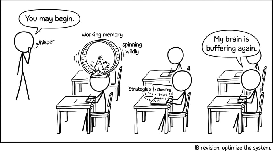 Comic about working memory buffering