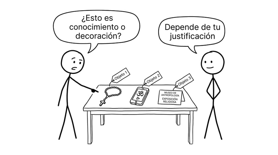 TOK: objetos y justificación