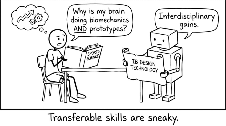 Transferable skills are sneaky