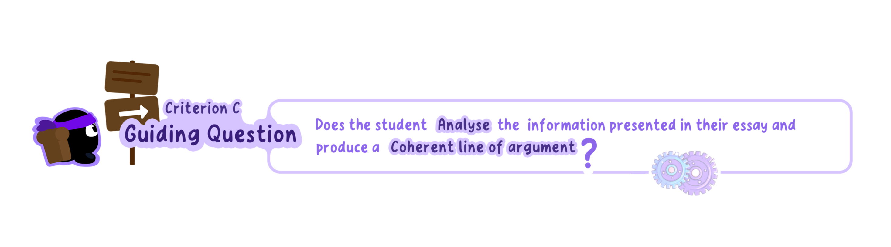 Guiding question for Criterion C.