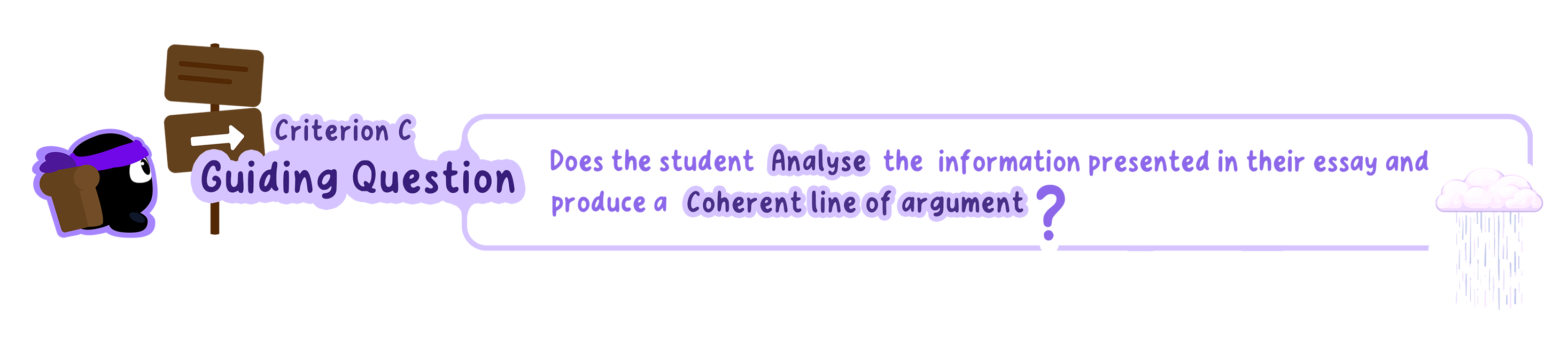 Guiding question for Criterion C.