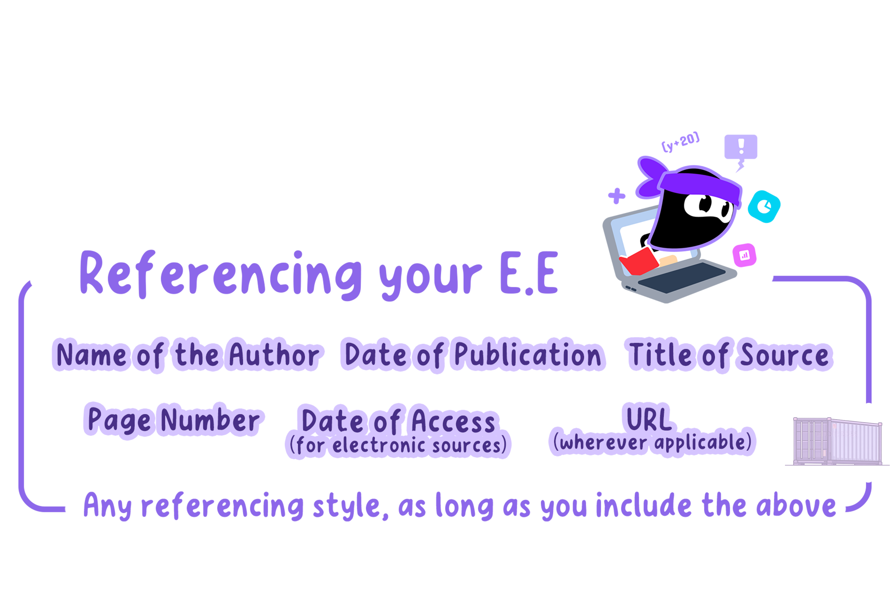 Summary about referencing your EE.