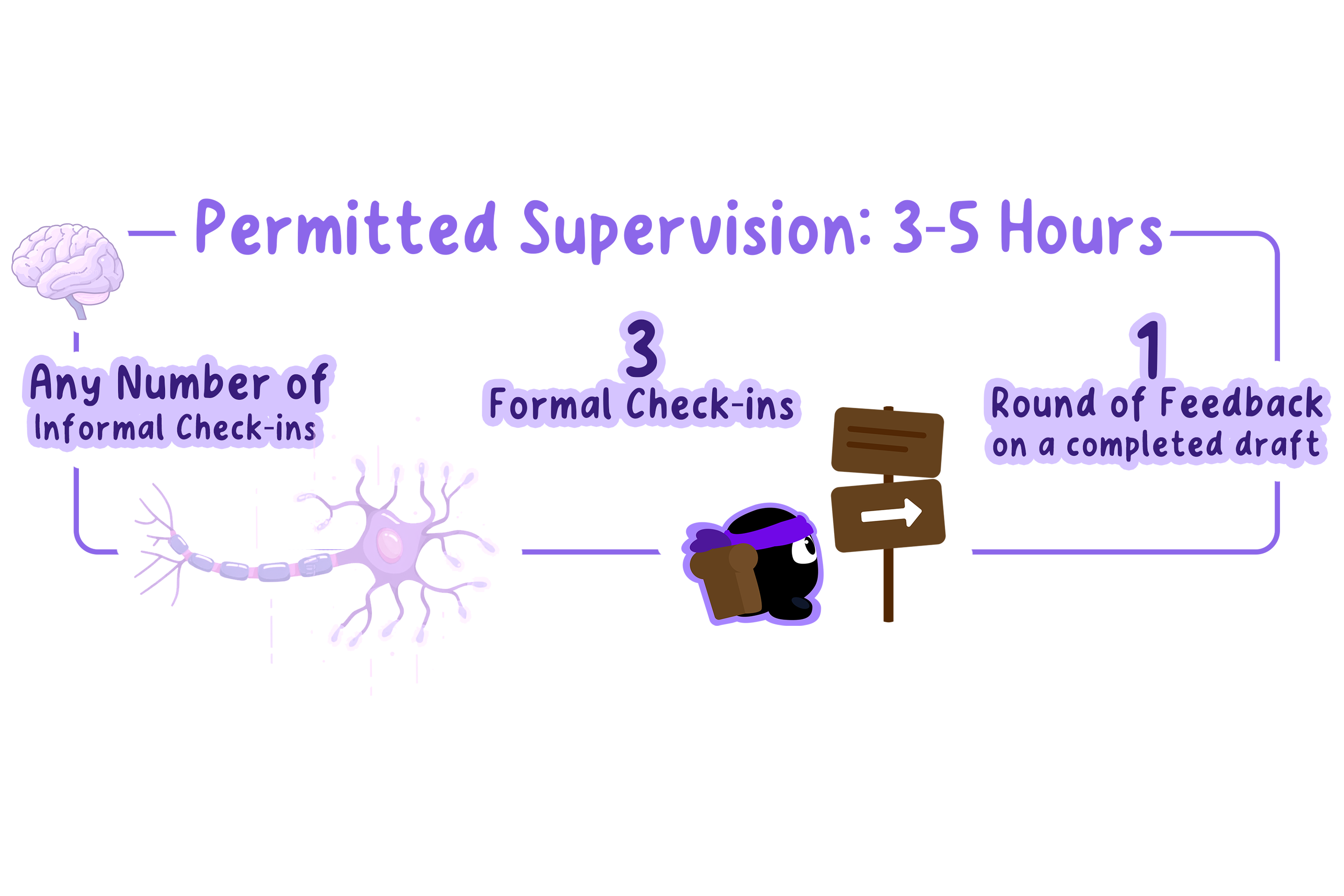 Components of permitted supervision during EE.