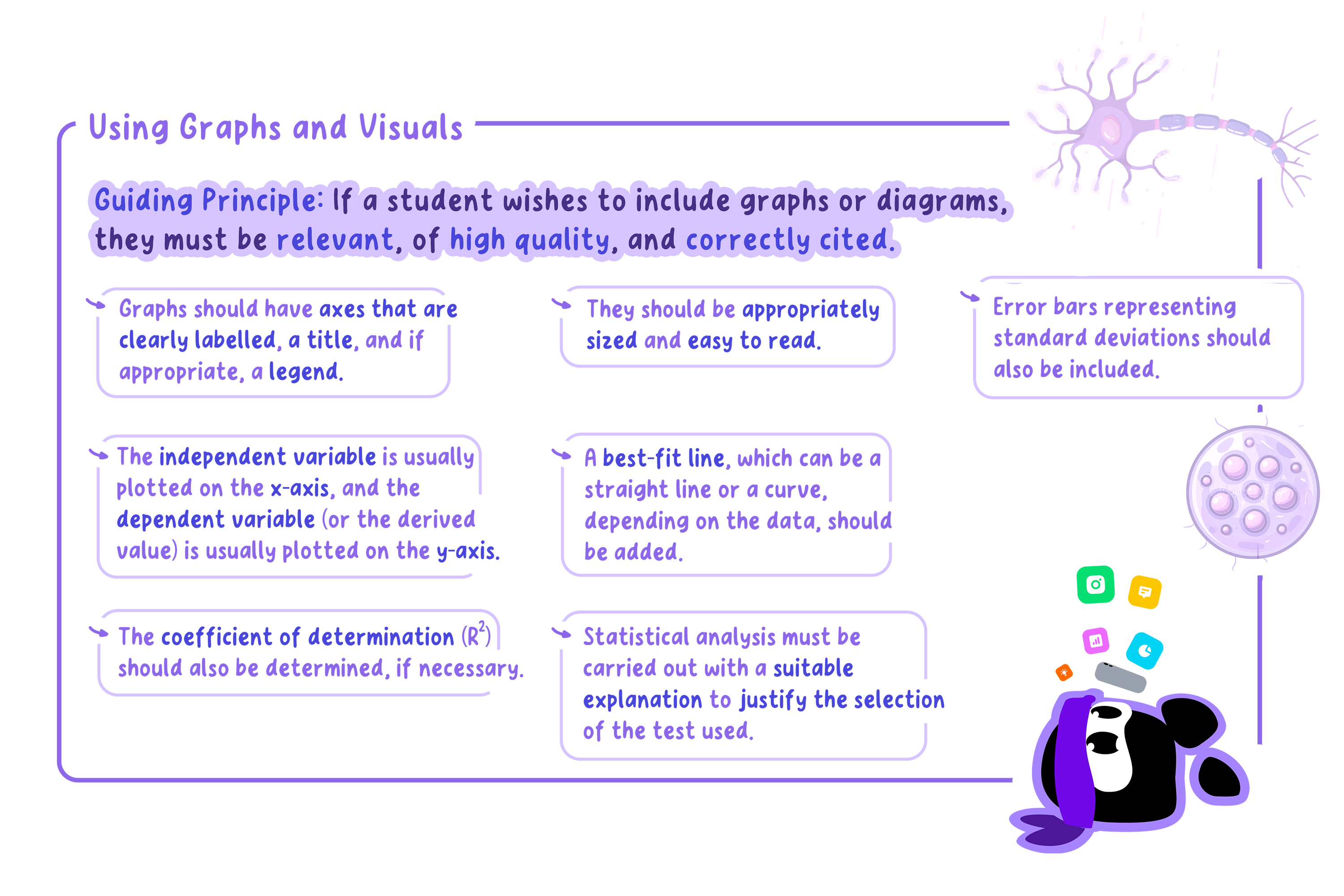 Main hints for data processing and graphing.