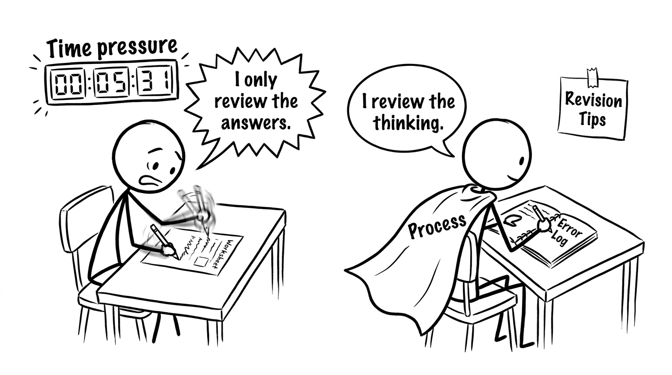 Time pressure vs process comic