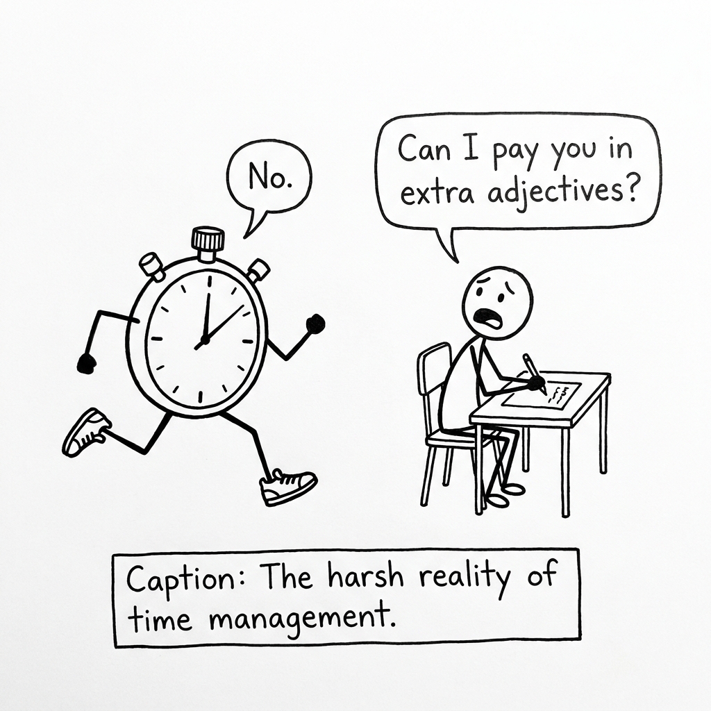 Negotiating with a stopwatch