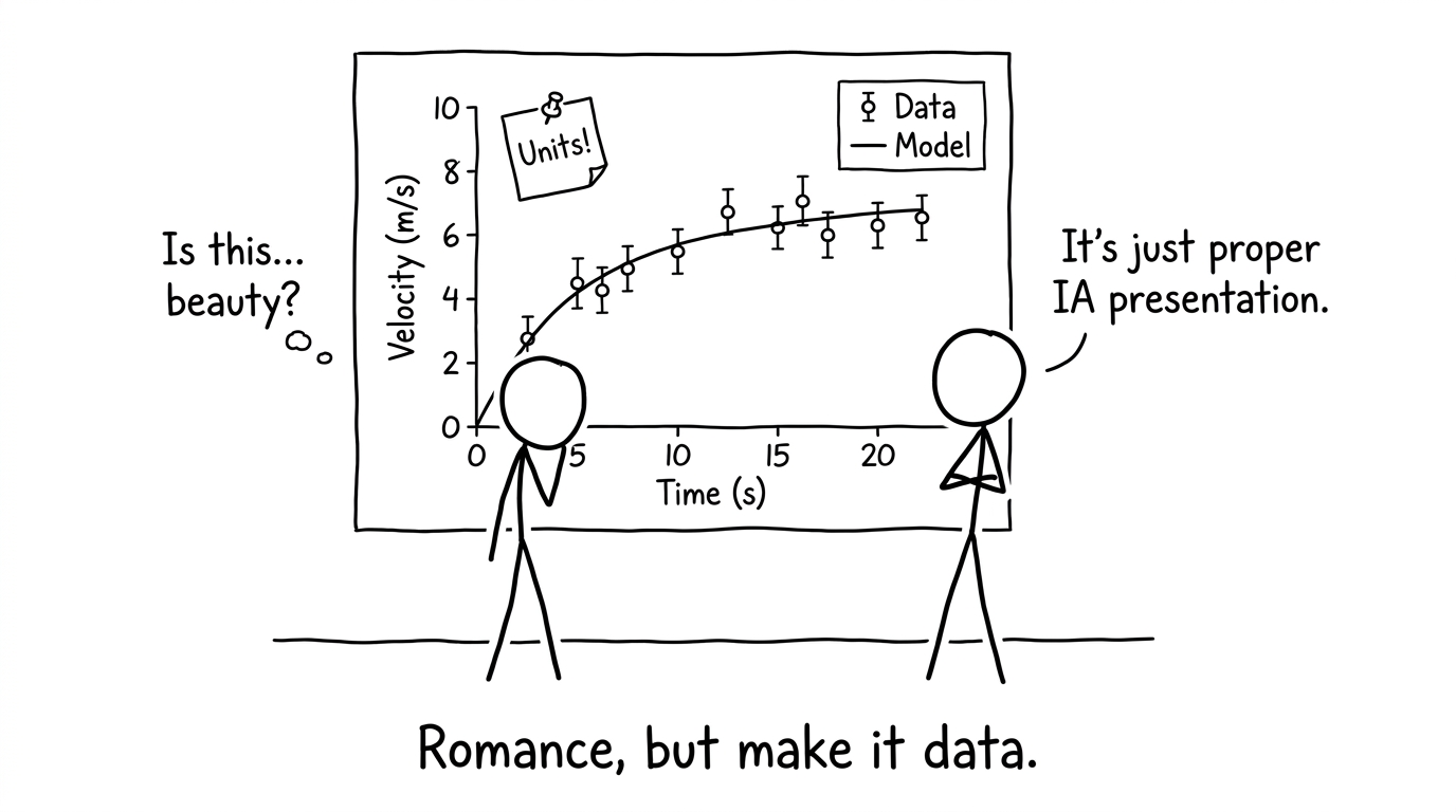 Properly labelled graphs feel like romance in an IA