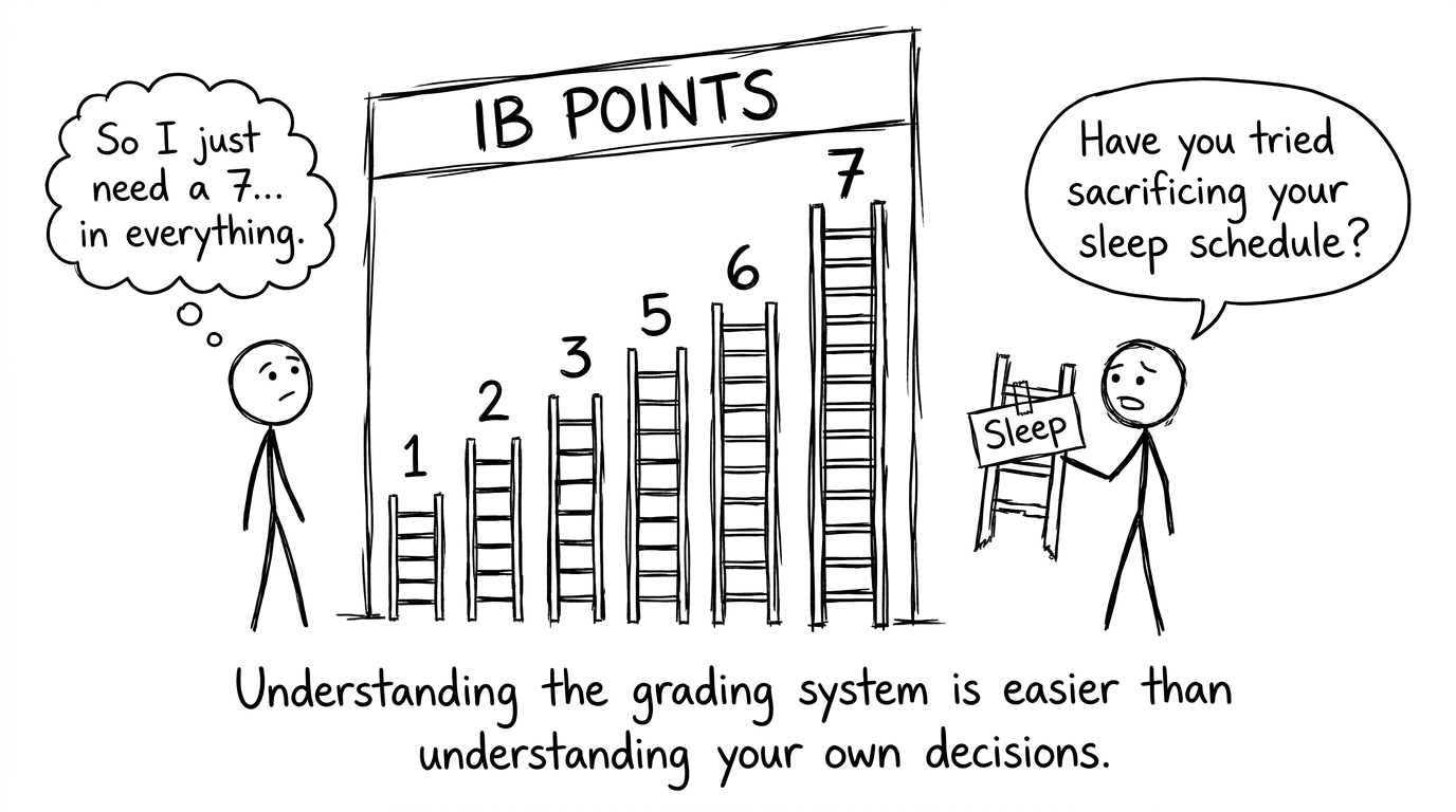 IB points vs sleep comic