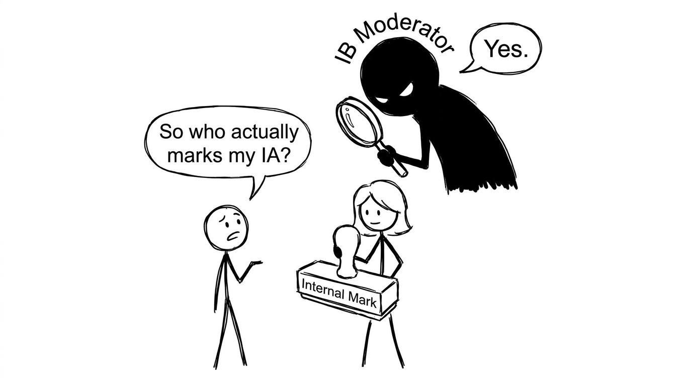 Who marks my IA comic