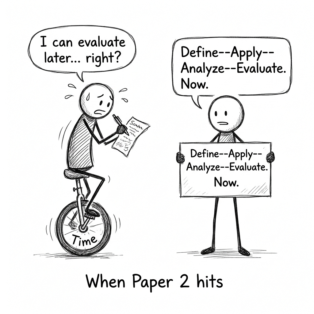 Paper 2 time pressure joke