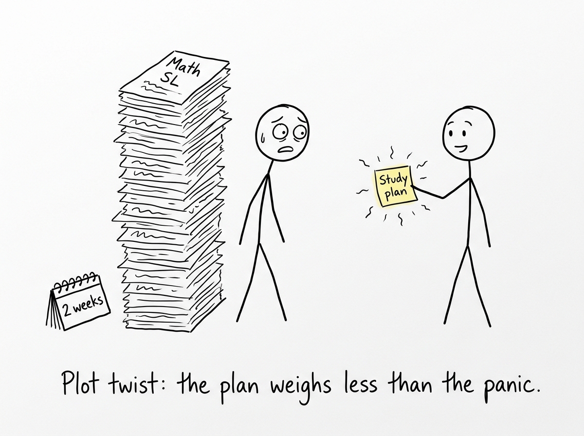 Student with Math SL panic and a tiny study plan