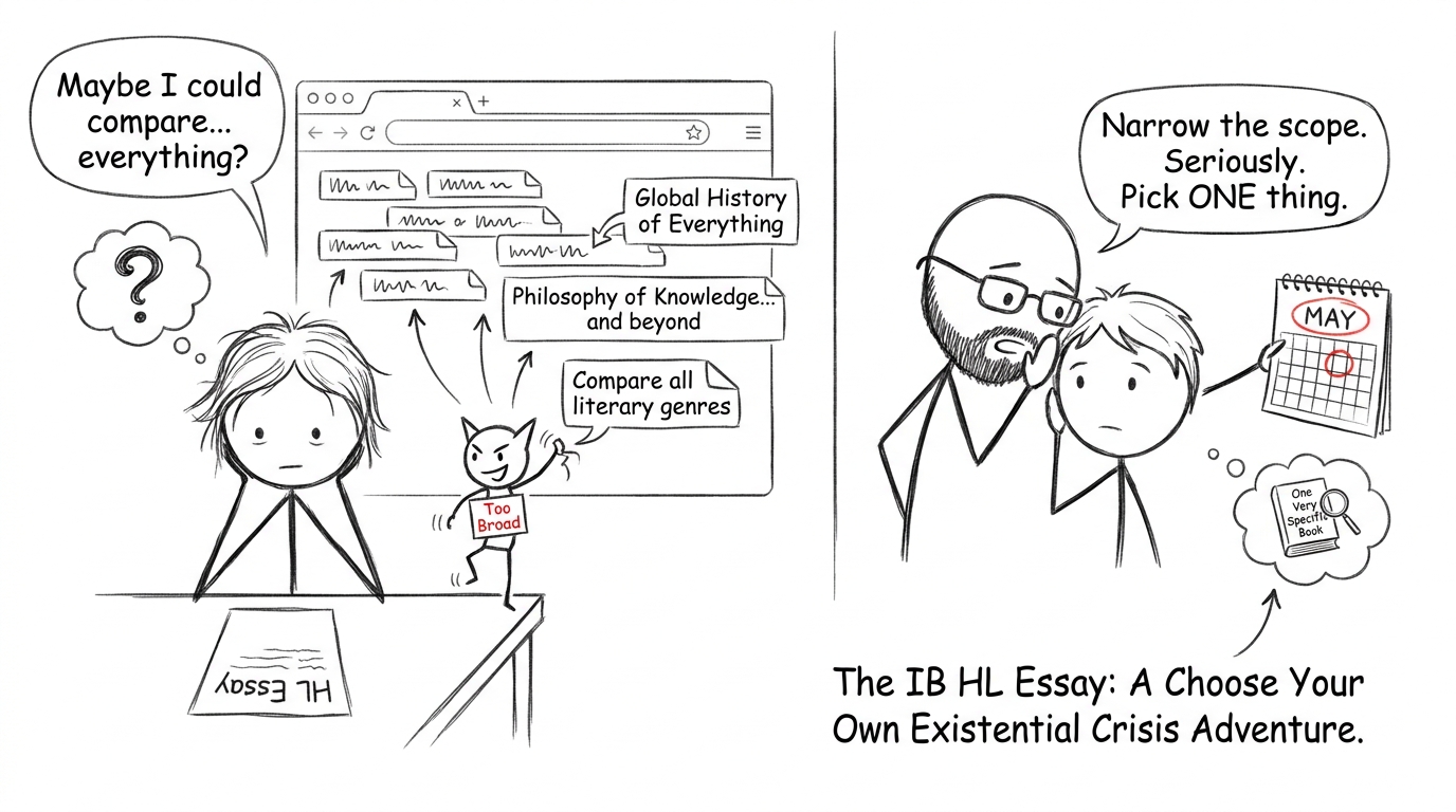 Student vs the “Too Broad” gremlin