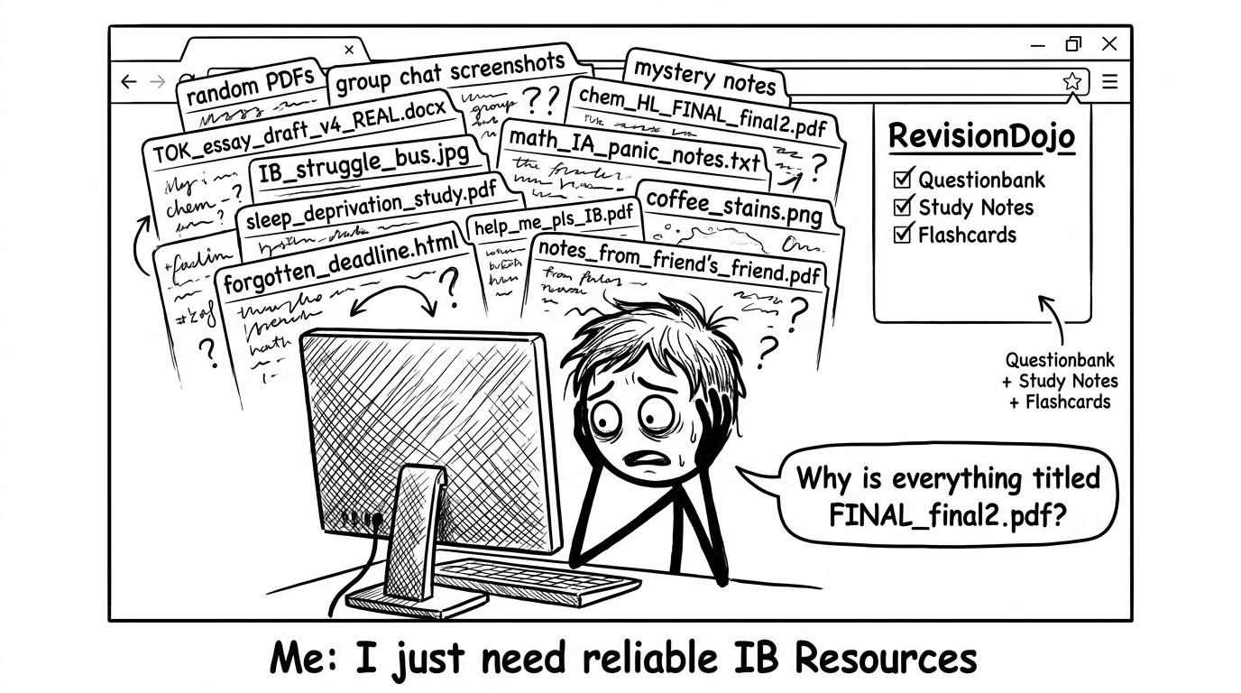 Stressed student vs calm tab