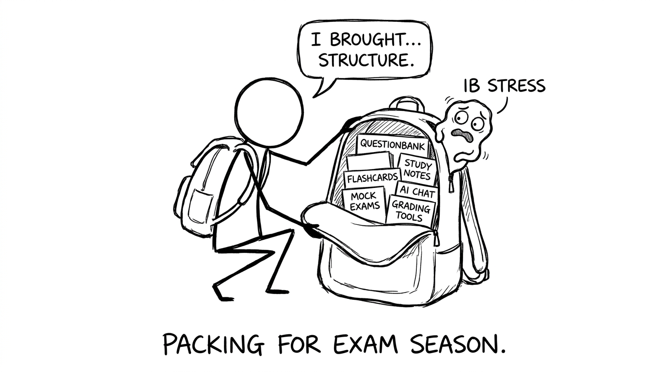 Revision backpack comic