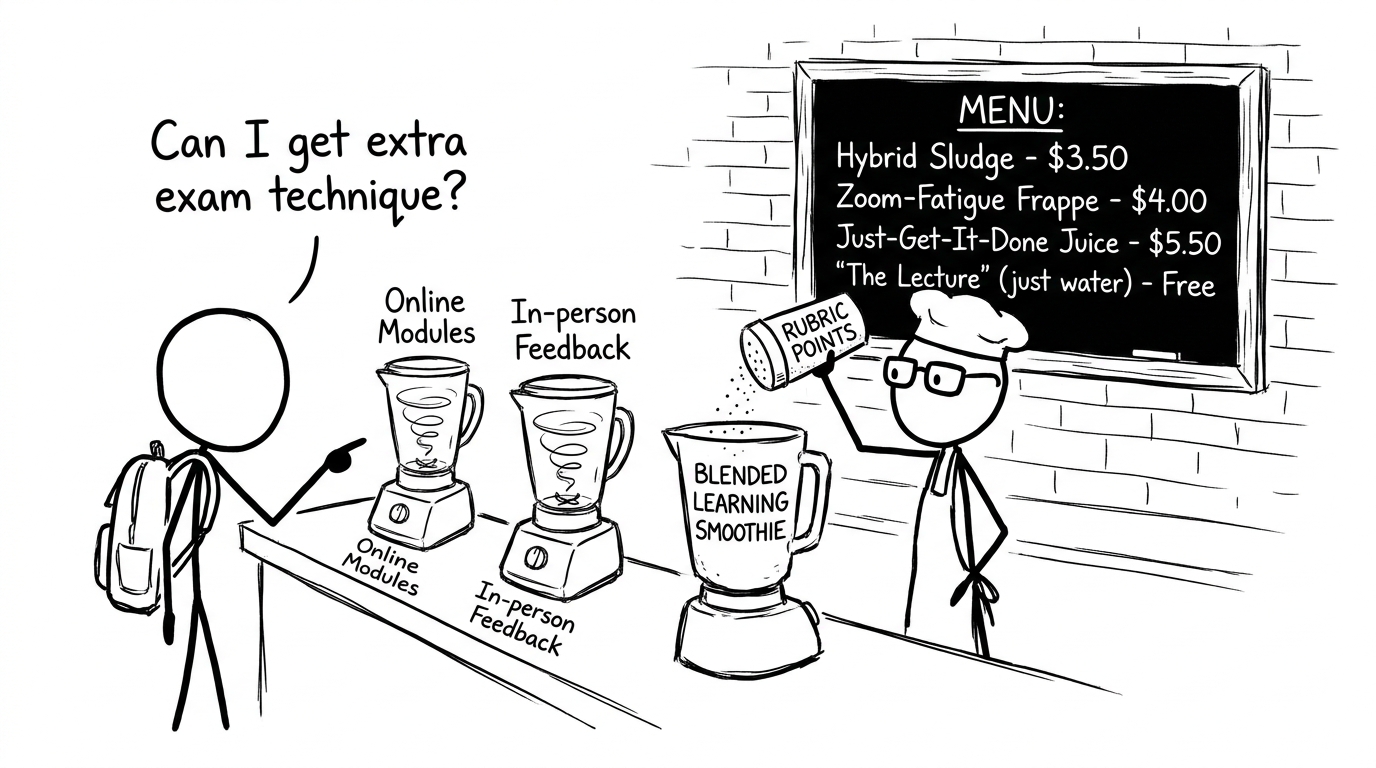 Blended learning smoothie bar