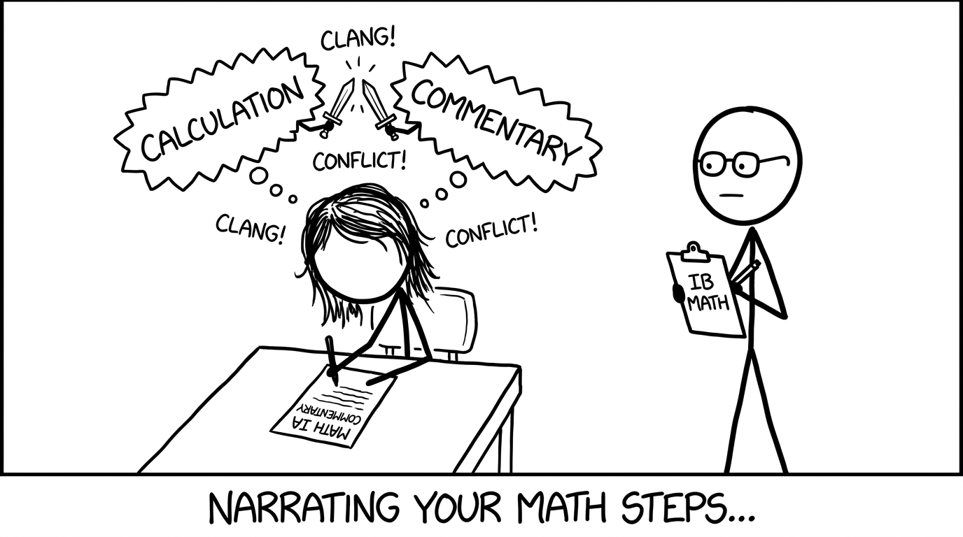 Two bubbles fighting: calculation vs commentary