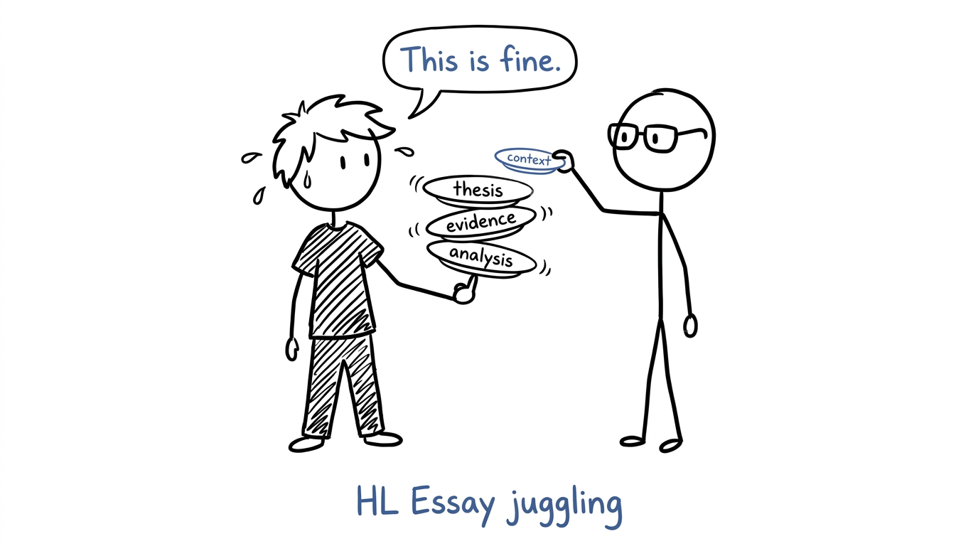 HL Essay juggling act