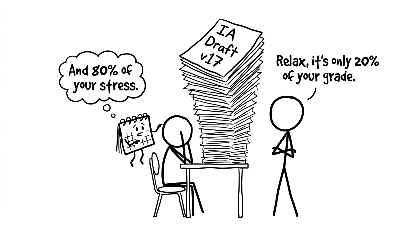Student vs IA draft stress comic