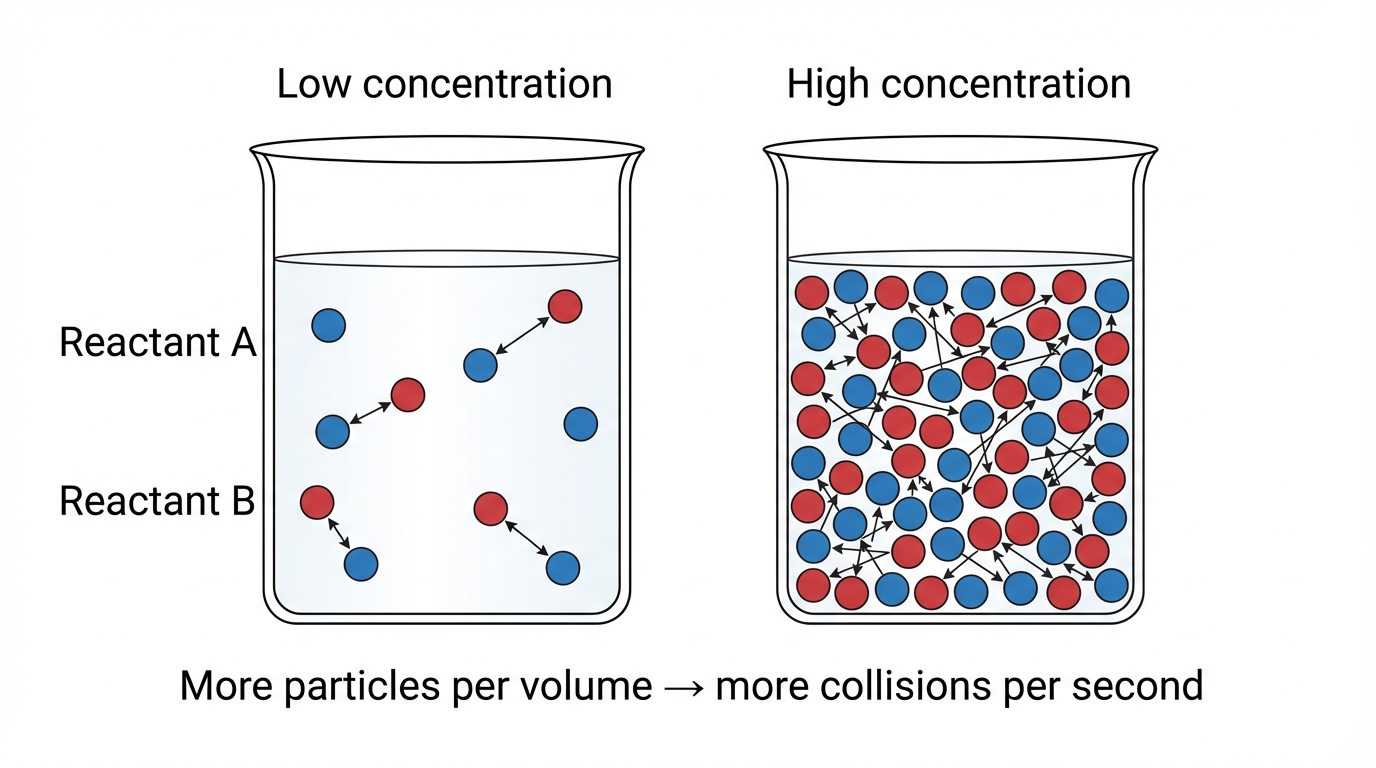 Low and high concentration particle model