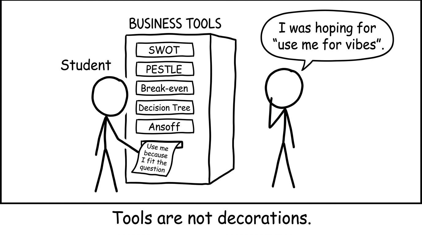 Tools not vibes comic