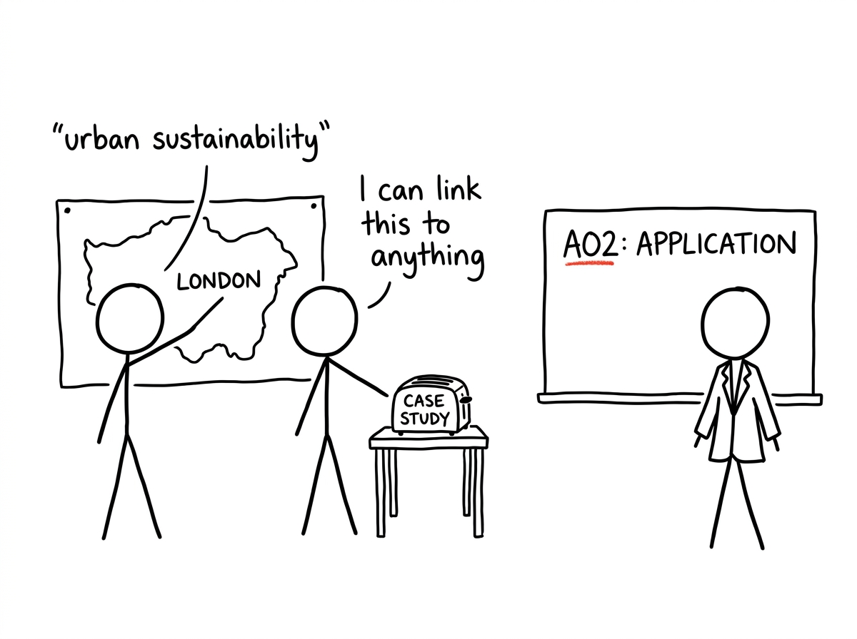 A student tries to link a toaster to AO2 application
