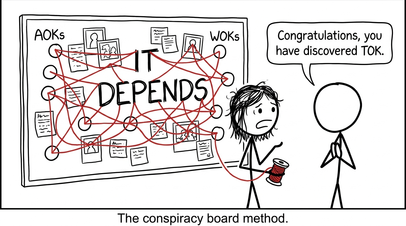 The conspiracy board method