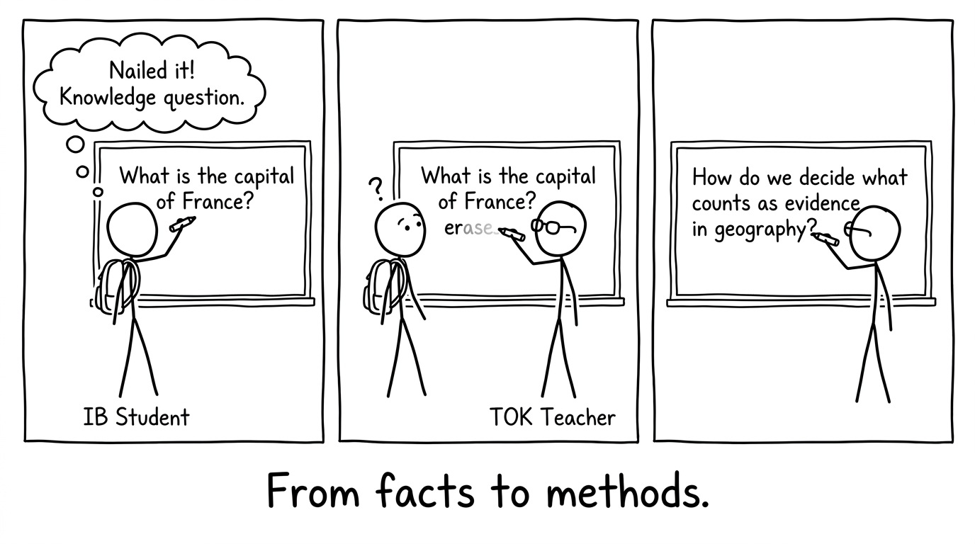 From facts to methods