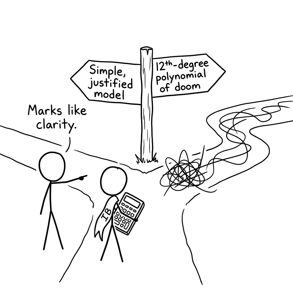 Choose clarity over doom -- comic