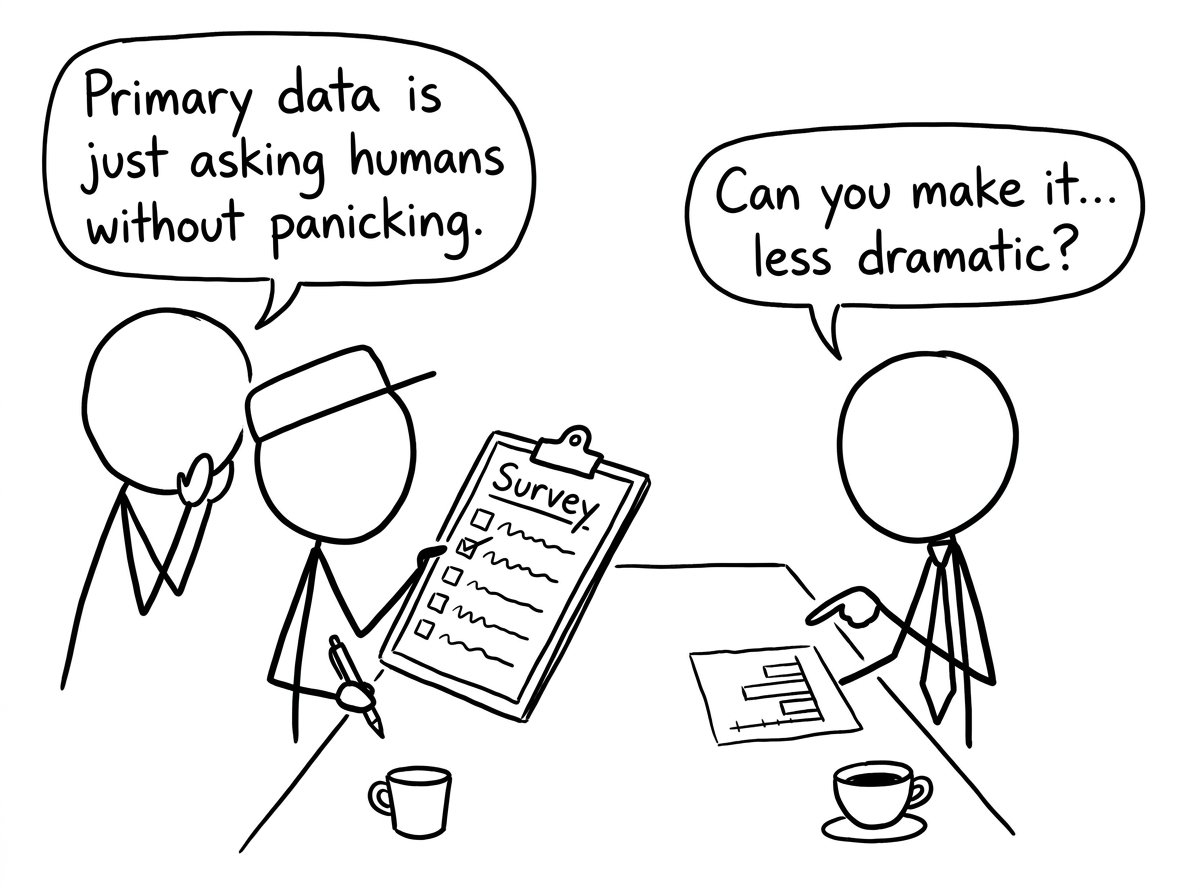 Primary research without panicking