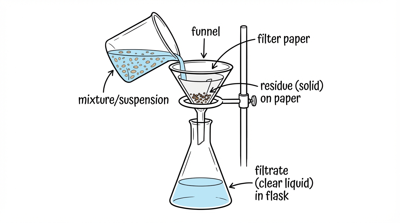 Filtration Diagram With Explanation