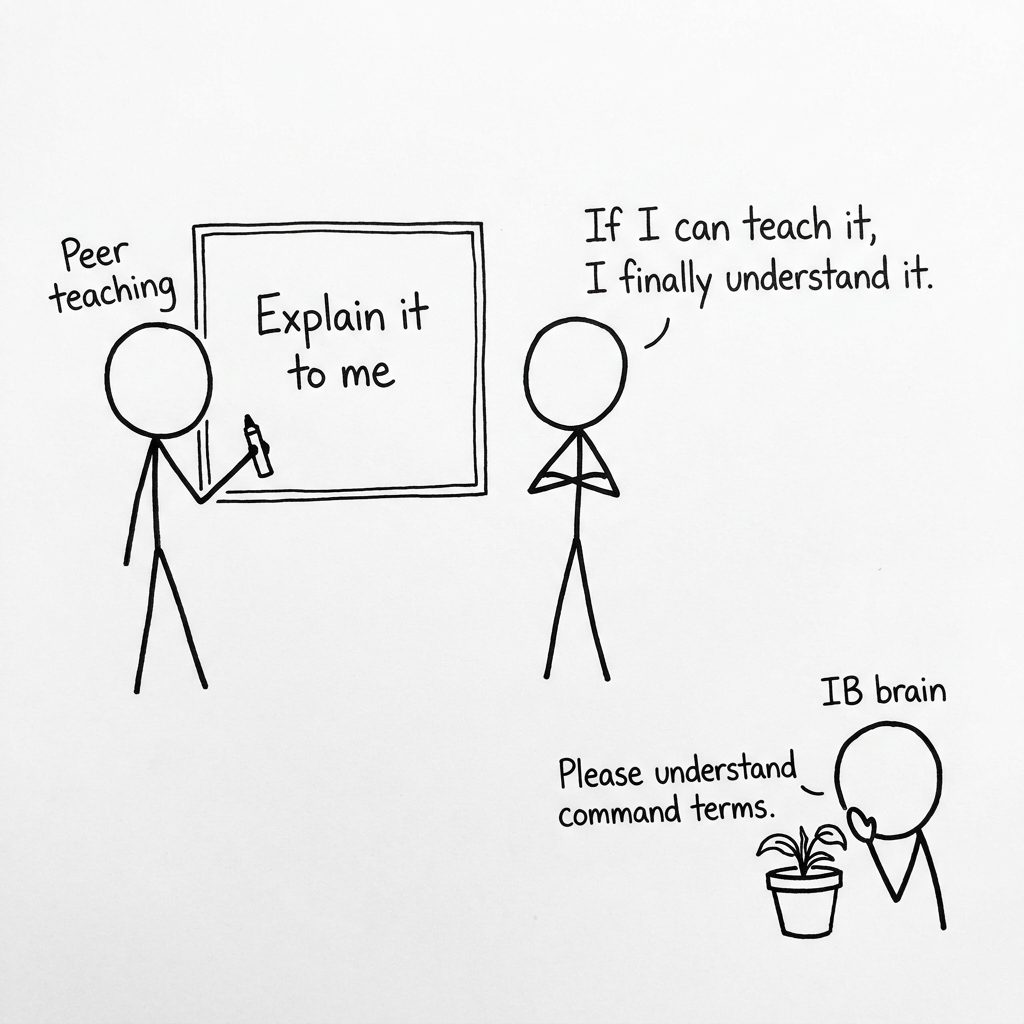Peer teaching and the moment it finally clicks