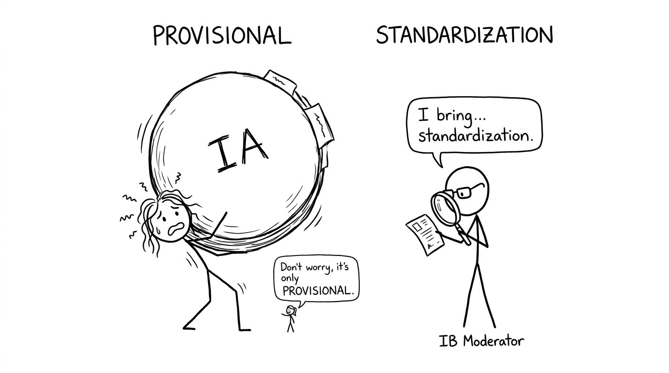 Student holding an IA binder the size of a planet