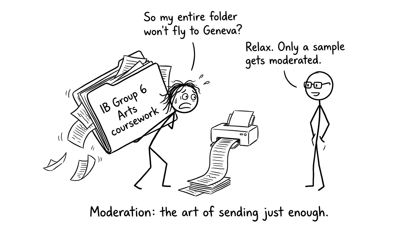 Moderation: the art of sending just enough