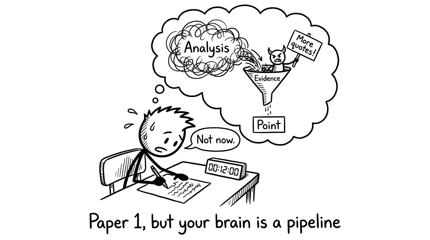 Paper 1, but your brain is a pipeline